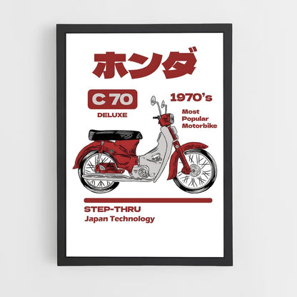 honda-moto-3 cadre Noir