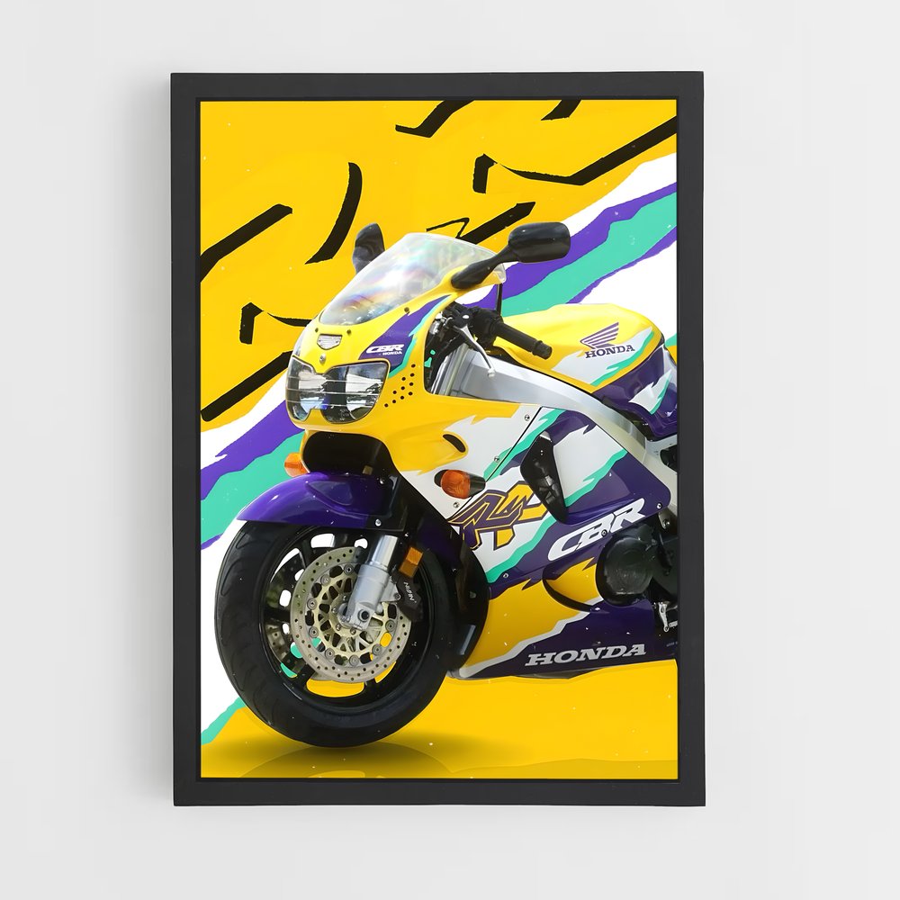 honda-moto-9 cadre Noir