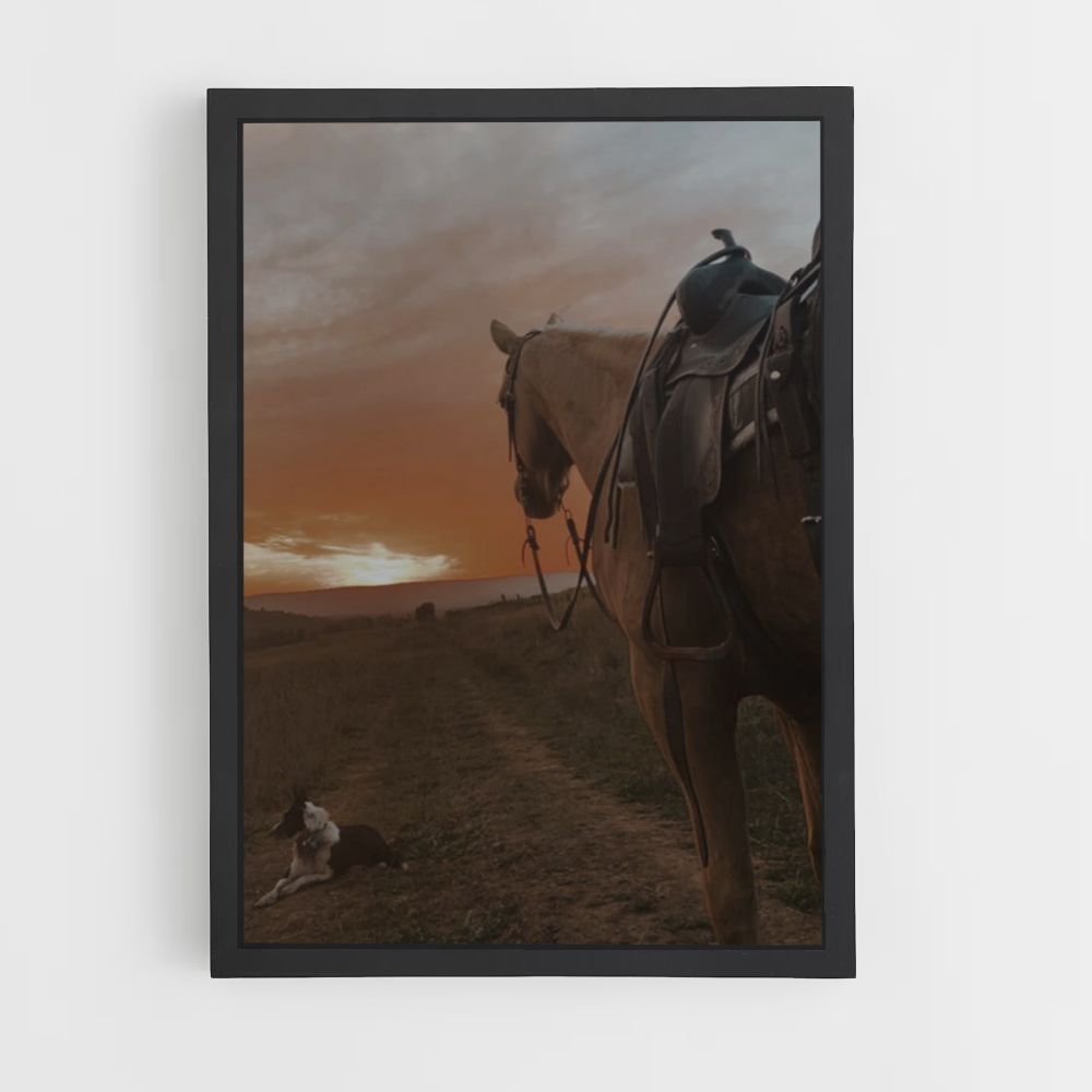 Horse Walking Poster