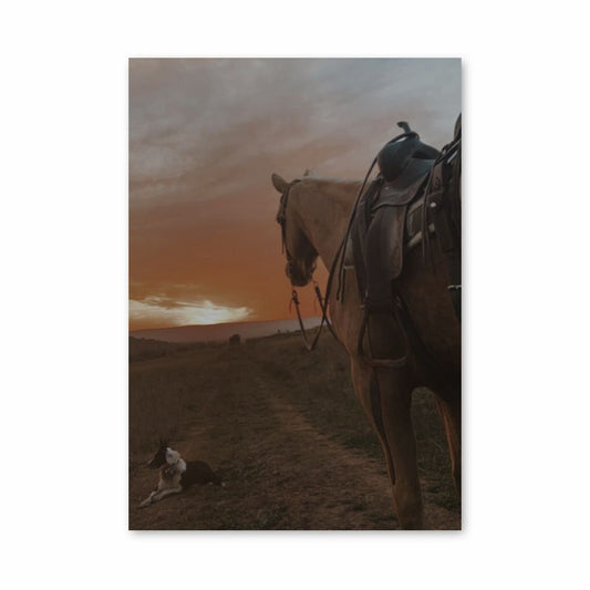 Horse Walking Poster