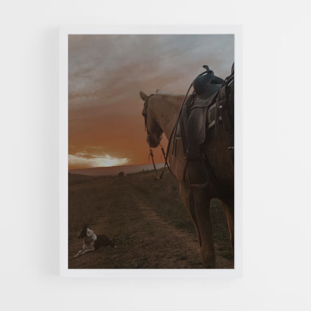 Horse Walking Poster