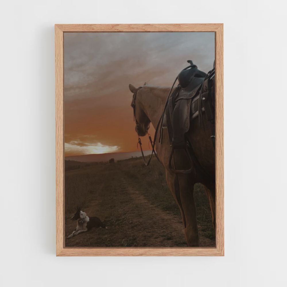 Horse Walking Poster