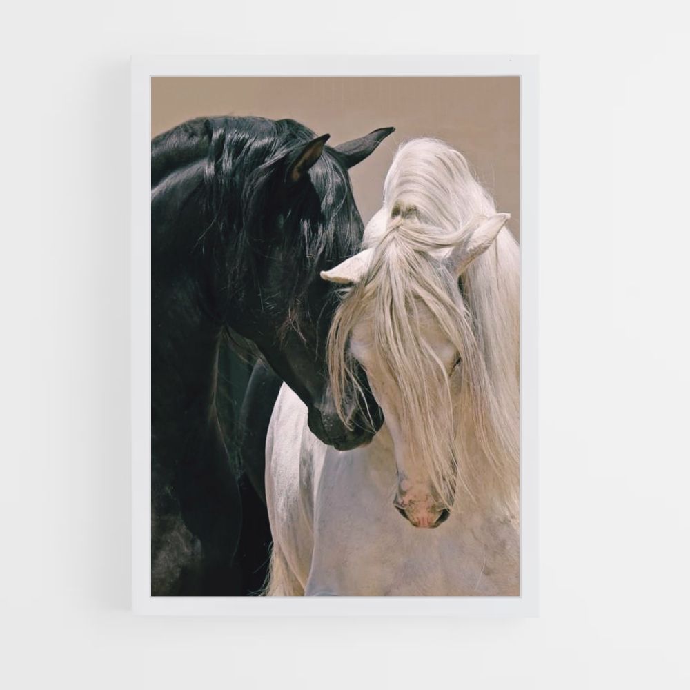 Aesthetic Horses Poster