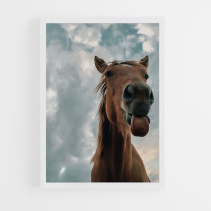 Funny Horse Poster