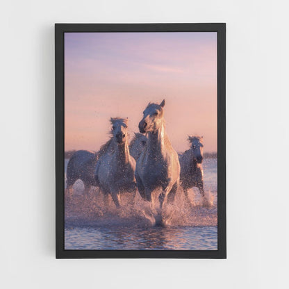 White Horses Poster