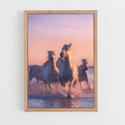 horse-7 cadre Bois clair