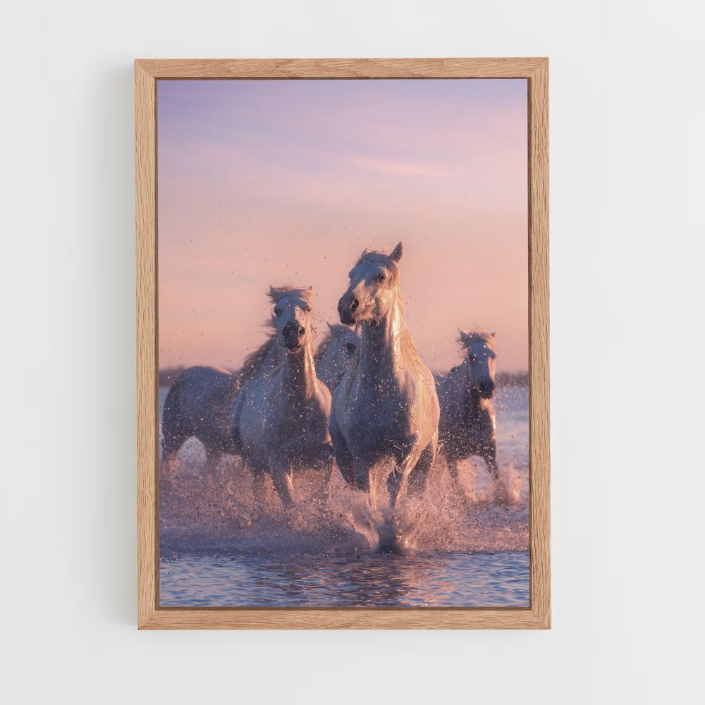 White Horses Poster