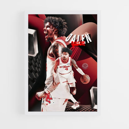 houston-rockets-18 cadre Blanc