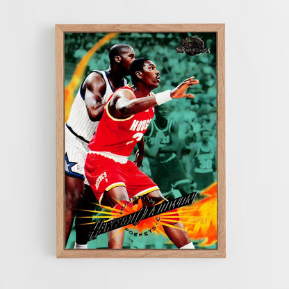 houston-rockets-7 cadre Bois clair