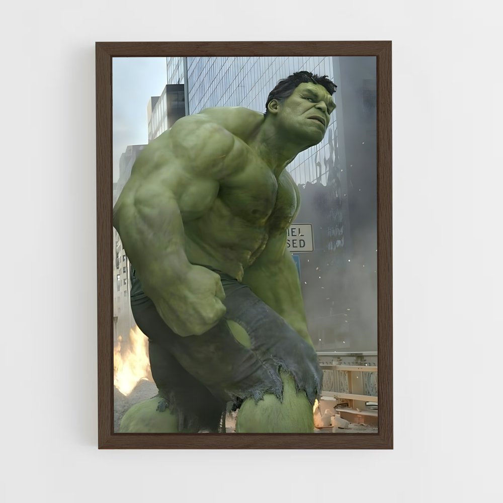 hulk-1 cadre Bois foncé