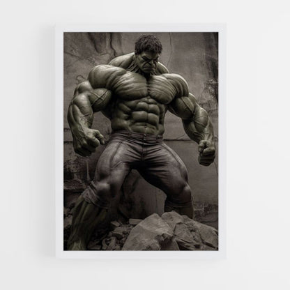 Poster Hulk Réaliste