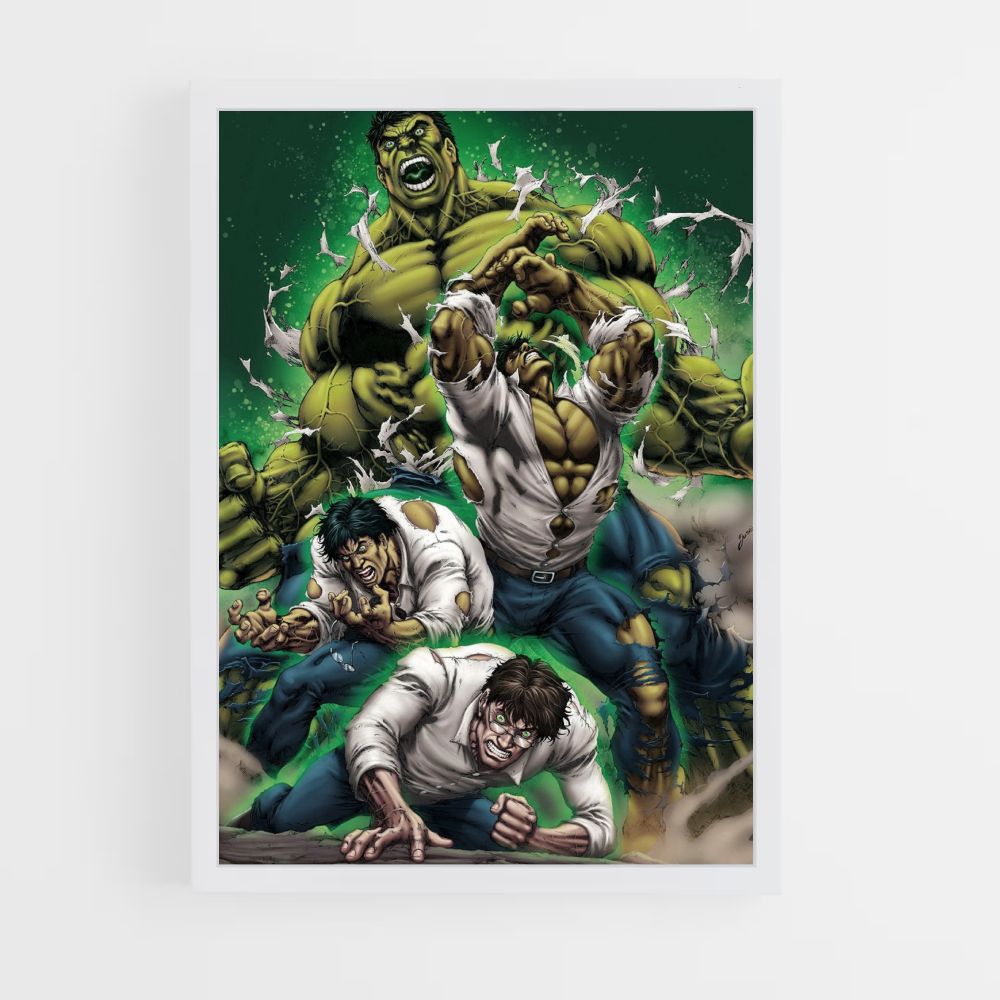 Poster Hulk Transformation