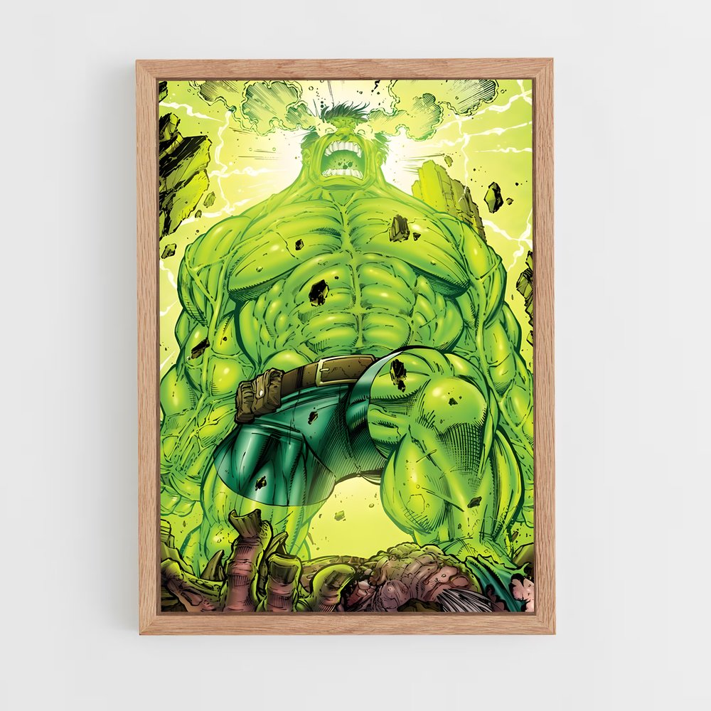 hulk-6 cadre Bois clair