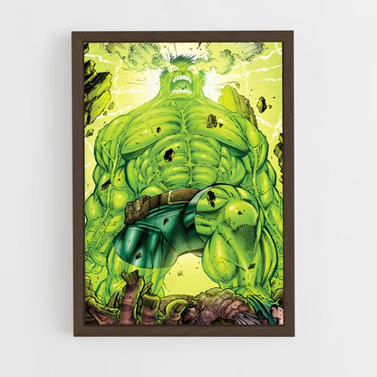 hulk-6 cadre Bois foncé