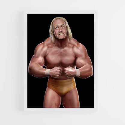 Hulk Hogan Cartoon Poster