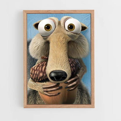 Scrat Acorn Poster