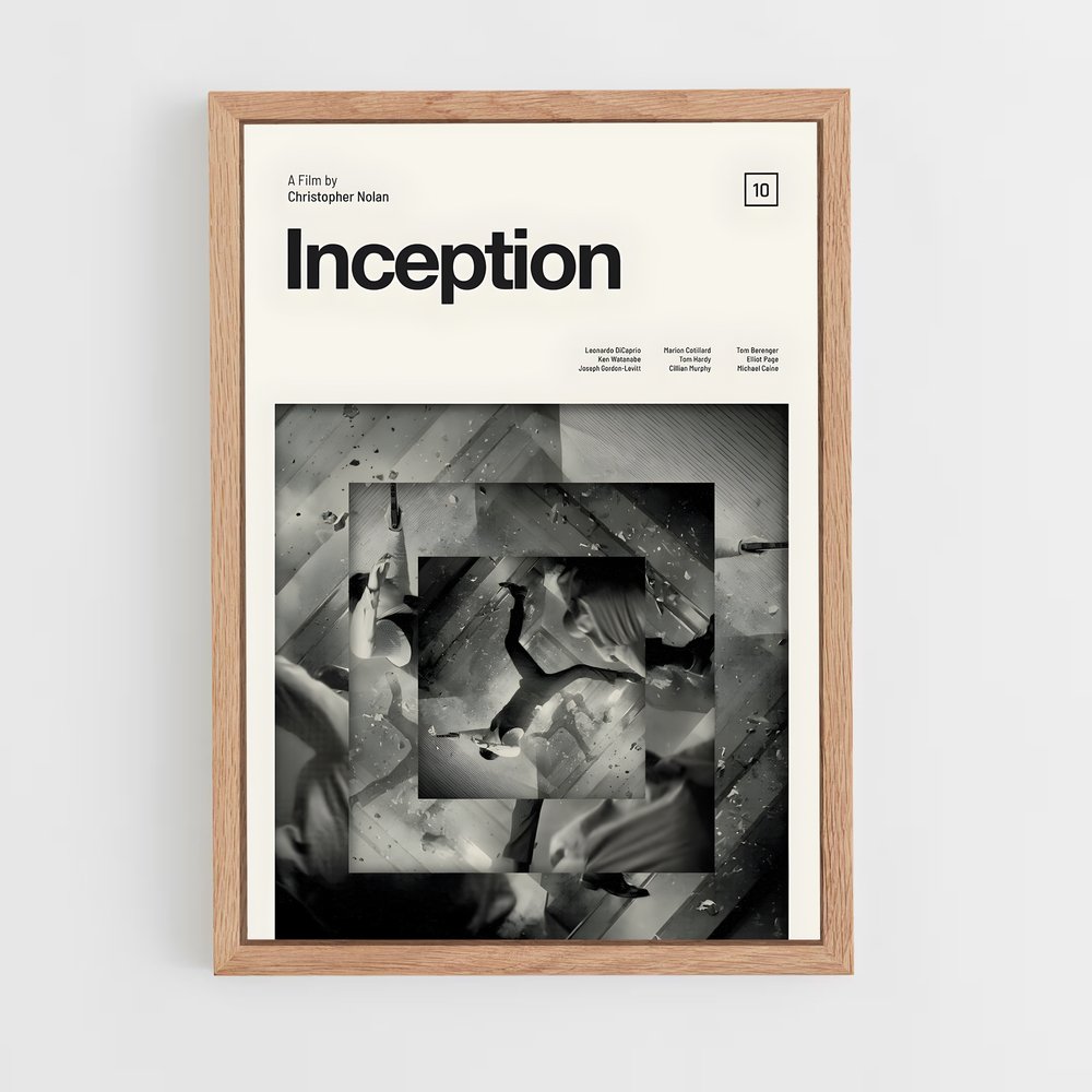 inception-17 cadre Bois clair
