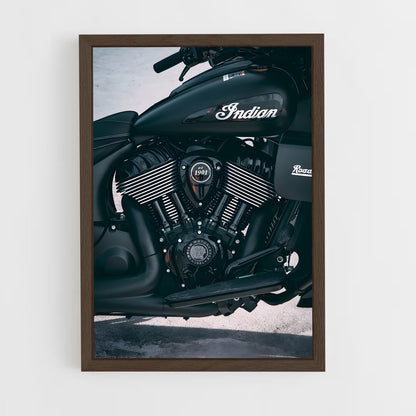 indian-motorcycle-1 cadre Bois foncé