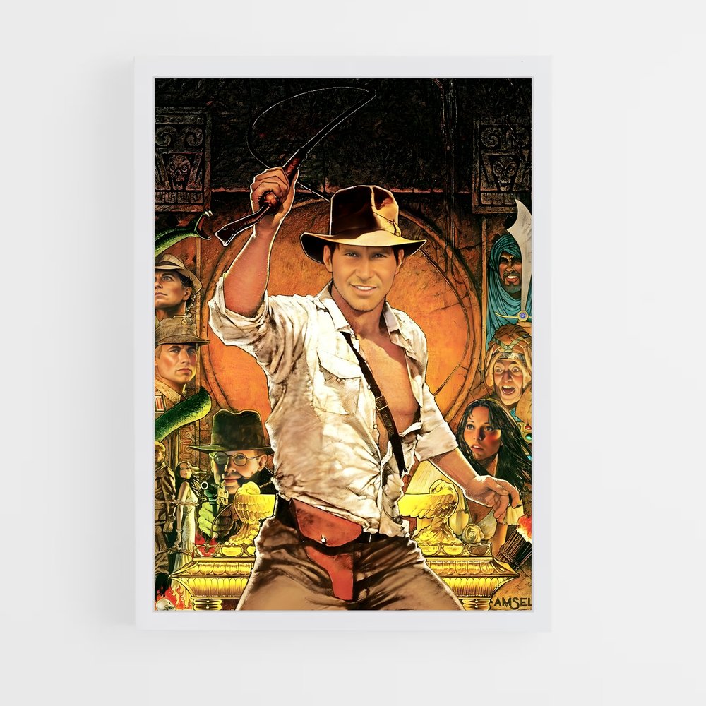 indiana-jones-1 cadre Blanc