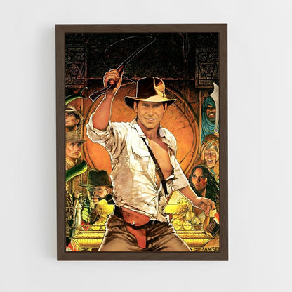indiana-jones-1 cadre Bois foncé