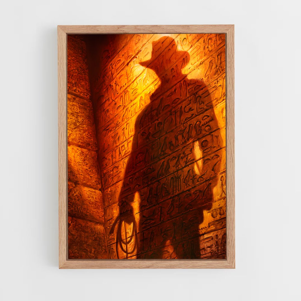 indiana-jones-2 cadre Bois clair