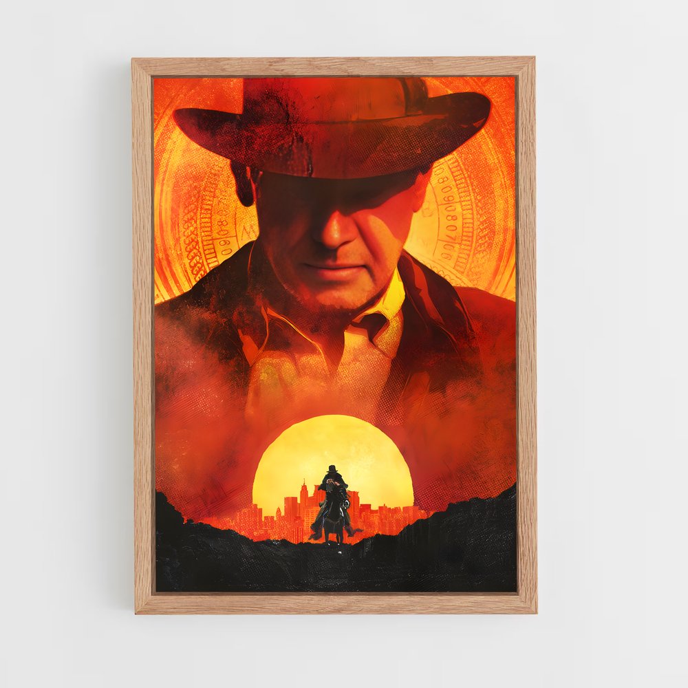 indiana-jones-5 cadre Bois clair
