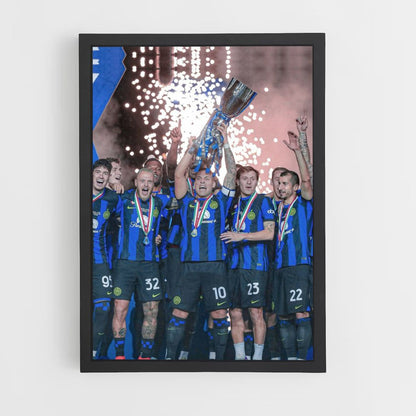 Inter Milan Victory Poster