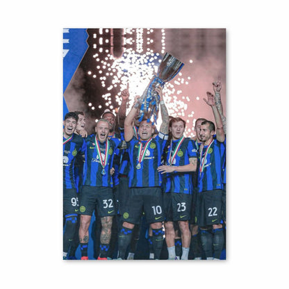 Inter Milan Victory Poster