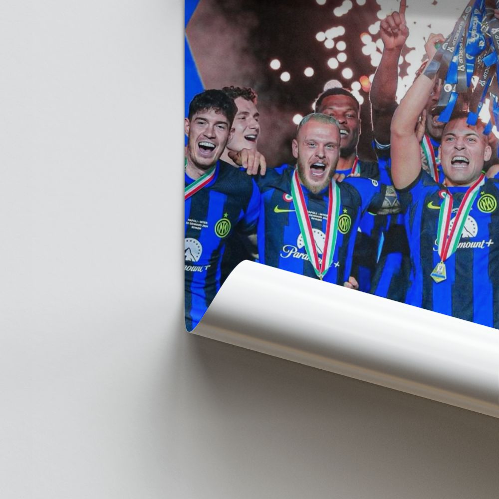 Inter Milan Victory Poster