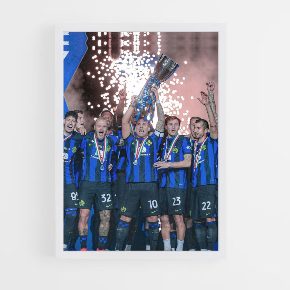 Inter Milan Victory Poster