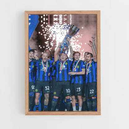 Inter Milan Victory Poster