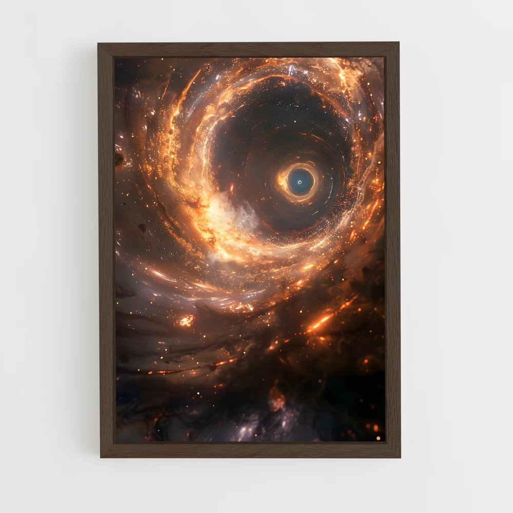 interstellar-1 cadre Bois foncé