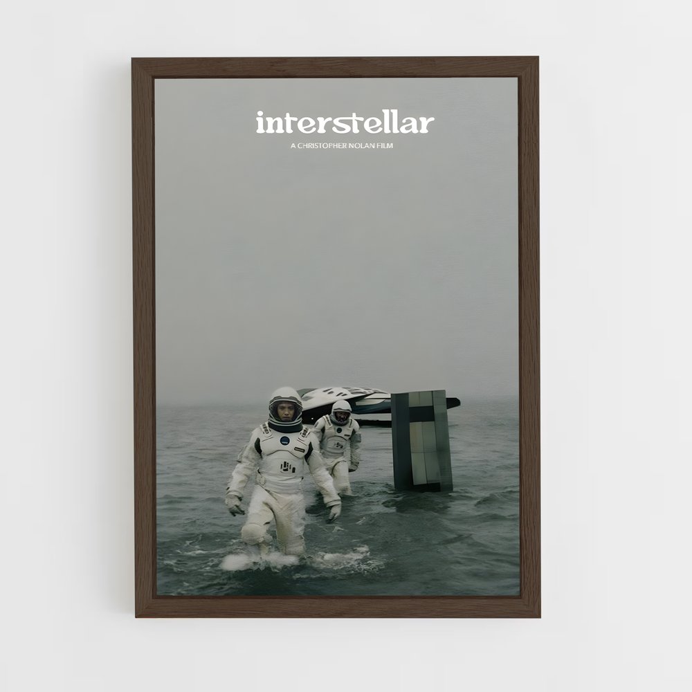 interstellar-10 cadre Bois foncé