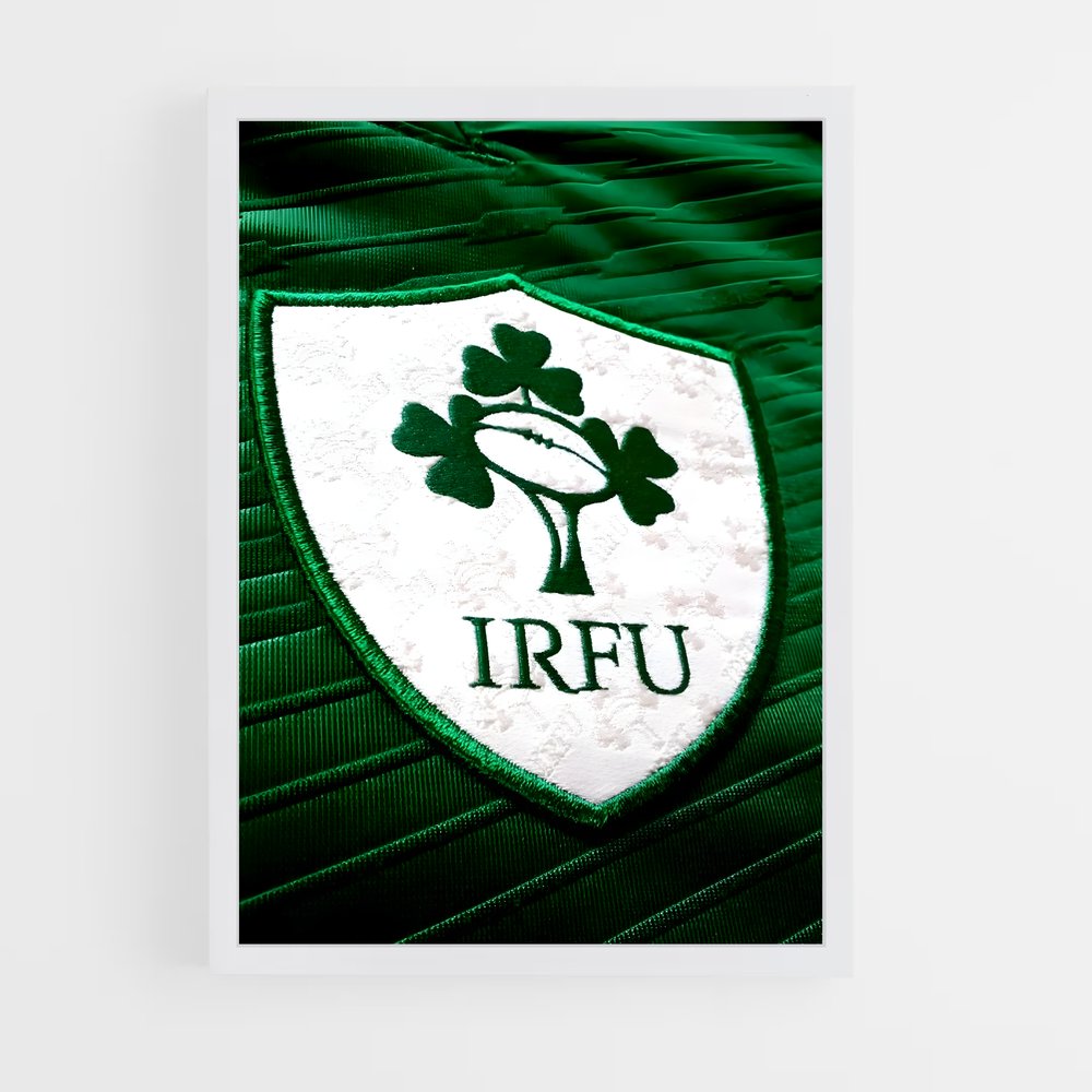 ireland-rugby-10 cadre Blanc