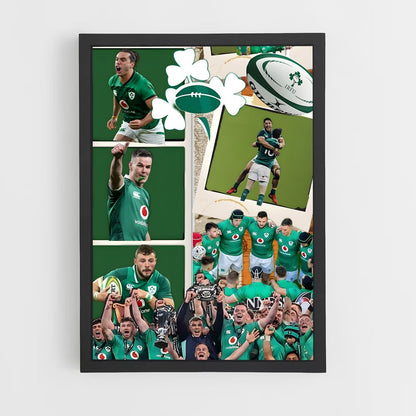 ireland-rugby-12 cadre Noir