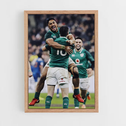 ireland-rugby-3 cadre Bois clair