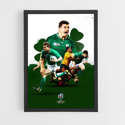 ireland-rugby-8 cadre Noir