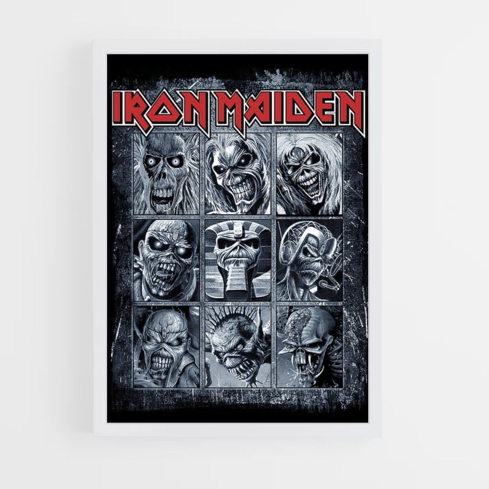 Poster Iron Maiden Albums