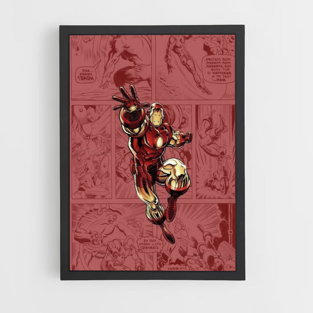 Poster Iron man comics