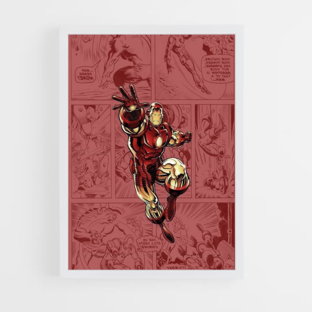 Poster Iron man comics