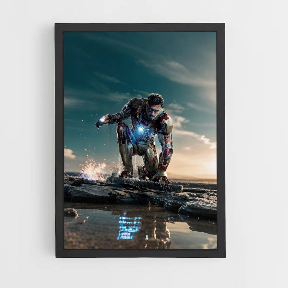 Poster Iron Man Landing