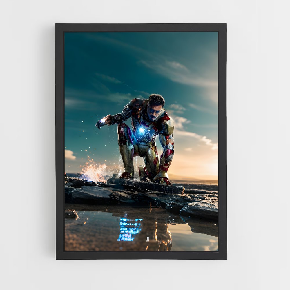 iron-man-13 cadre Noir