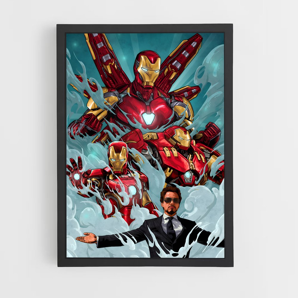iron-man-4 cadre Noir