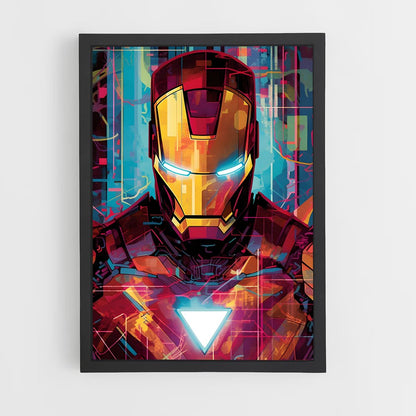 iron-man-8 cadre Noir