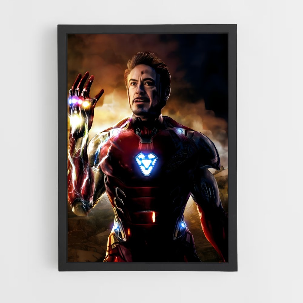 iron-man-9 cadre Noir