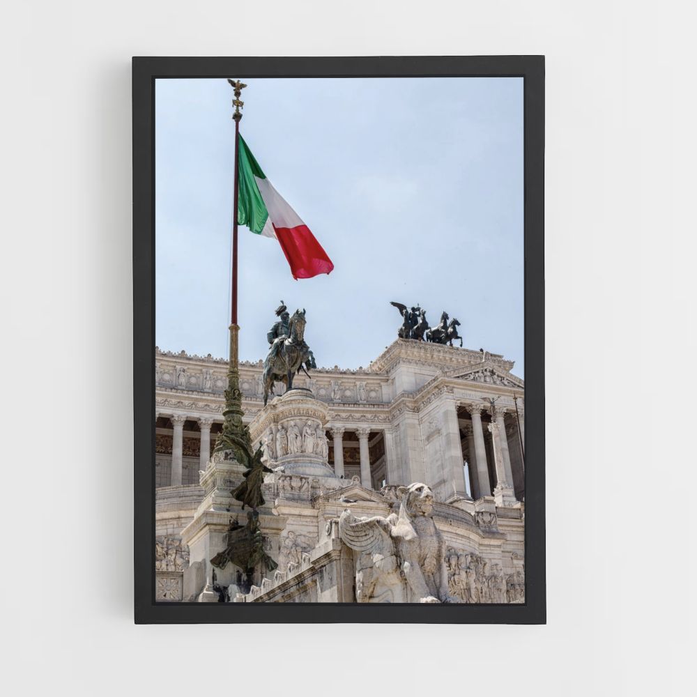 Italian Flag Poster