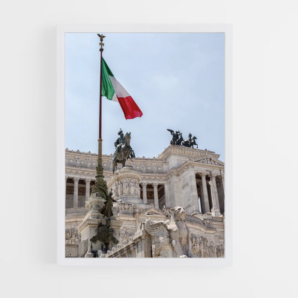 Italian Flag Poster