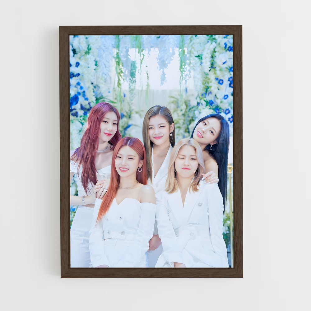 itzy-1 cadre Bois foncé