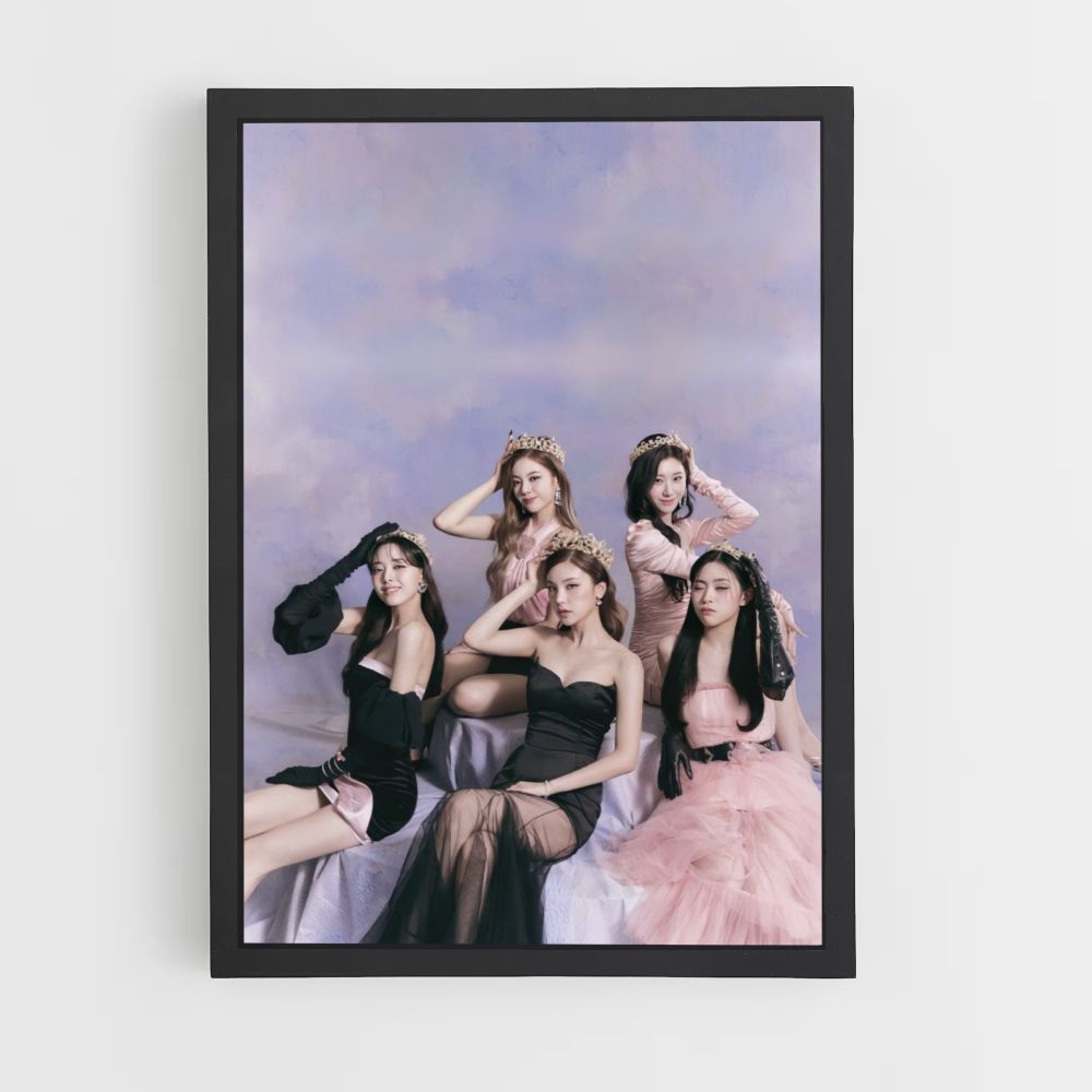 Itzy Clouds Poster