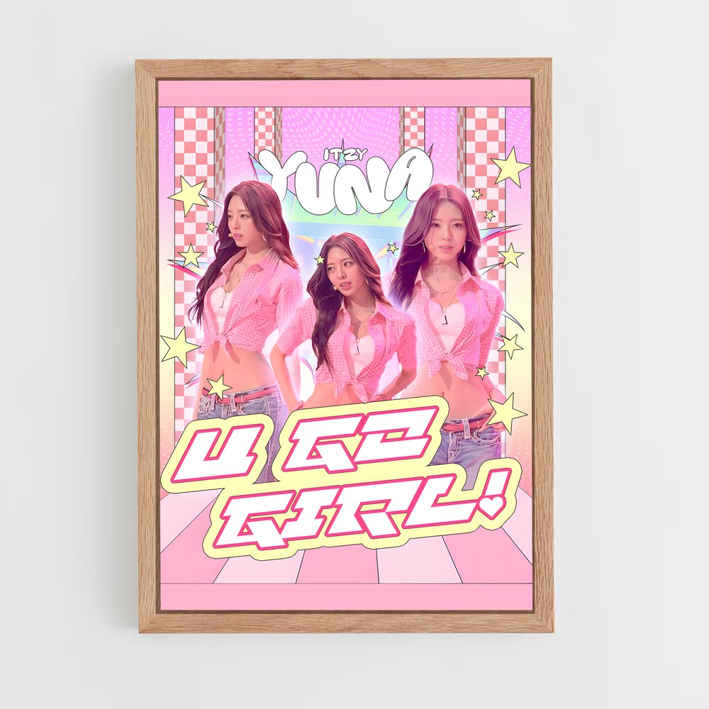 itzy-4 cadre Bois clair